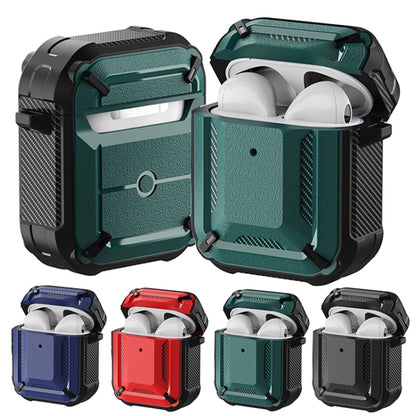 Wireless Earphones Shockproof Diamond Square Pattern Silicone Protective Case, For AirPods 1/2���...