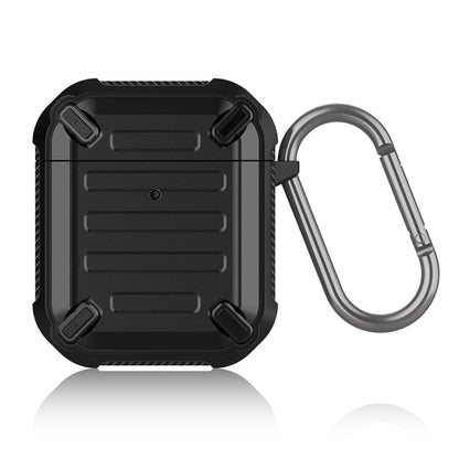 Wireless Earphones Shockproof Sharp Sword Armor Silicone Protective Case, For AirPods Pro��������...