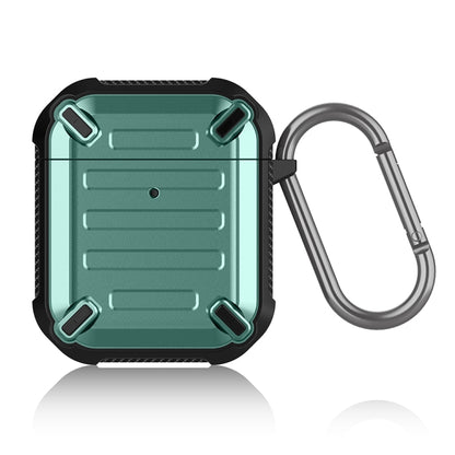 Wireless Earphones Shockproof Sharp Sword Armor Silicone Protective Case, For AirPods Pro��������...