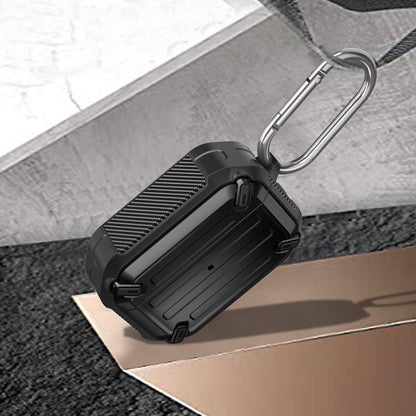 Wireless Earphones Shockproof Sharp Sword Armor Silicone Protective Case, For AirPods Pro��������...