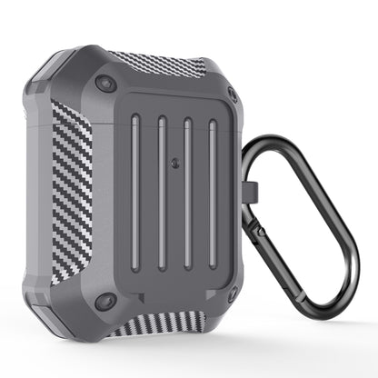 Wireless Earphones Shockproof Carbon Fiber Luggage TPU Protective Case, For AirPods 1/2����������...