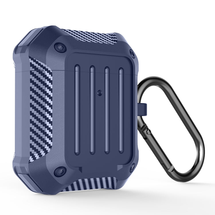 Wireless Earphones Shockproof Carbon Fiber Luggage TPU Protective Case, For AirPods 1/2����������...