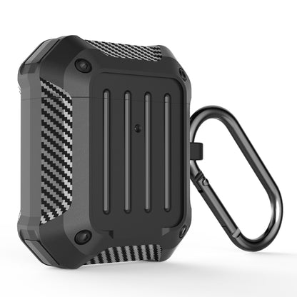Wireless Earphones Shockproof Carbon Fiber Luggage TPU Protective Case, For AirPods 1/2����������...