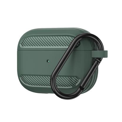 Wireless Earphones Shockproof Carbon Fiber Armor TPU Protective Case, For AirPods 1/2������������...