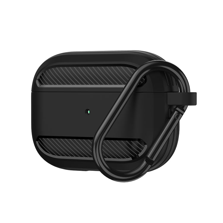 Wireless Earphones Shockproof Carbon Fiber Armor TPU Protective Case, For AirPods 1/2������������...