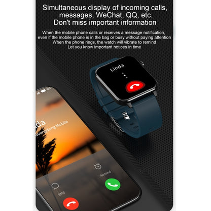 E86 1.7 inch TFT Color Screen IP68 Waterproof Smart Watch, Support Blood Oxygen Monitoring / Body...