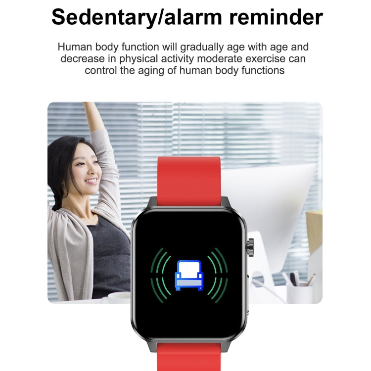 E86 1.7 inch TFT Color Screen IP68 Waterproof Smart Watch, Support Blood Oxygen Monitoring / Body...
