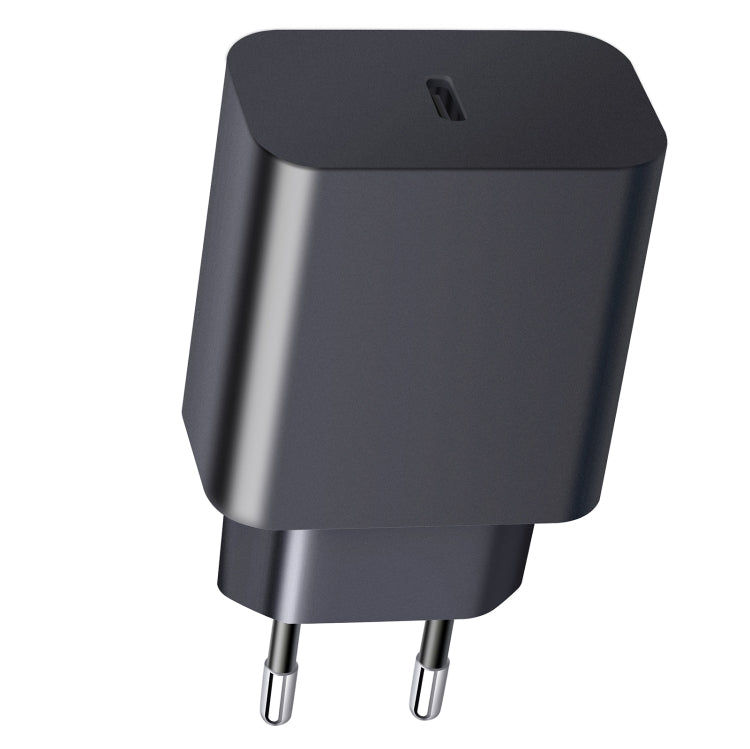 XY PD 25W USB-C / Type-C Single-port Travel Charger for Samsung Devices Fast Charging, EU Plug