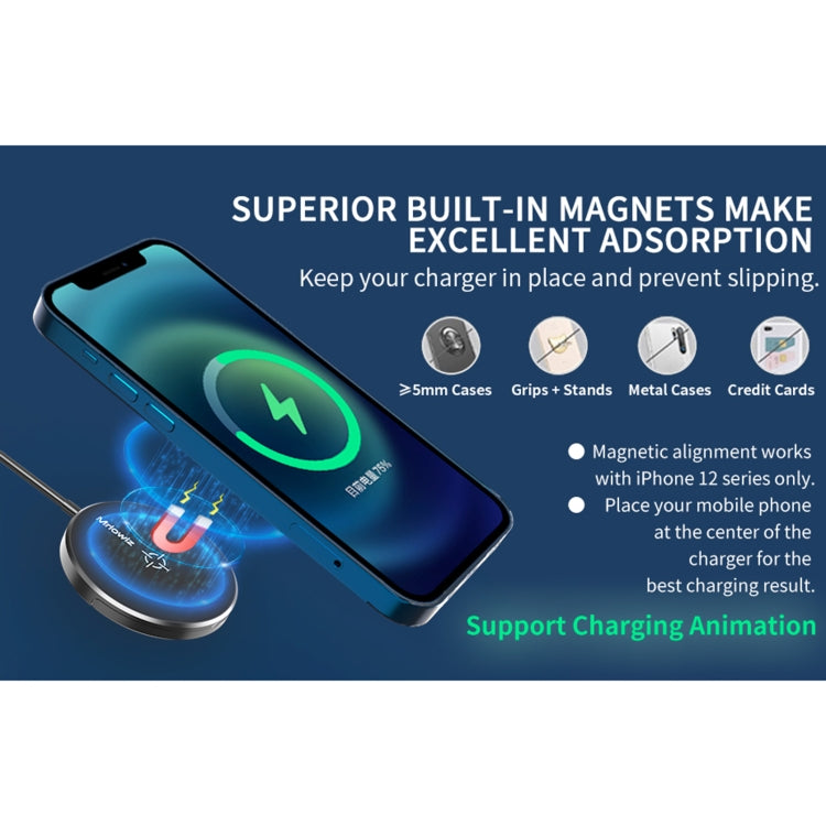 Mriowiz M-2001W Desktop MagSafe Magnetic Wireless Charger