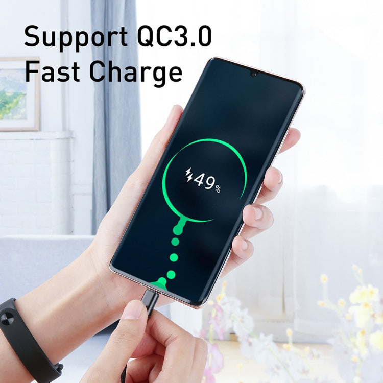 100W 5A USB-C / Type-C Male to USB-C / Type-C Male PD Fast Charging Braided Data Cable