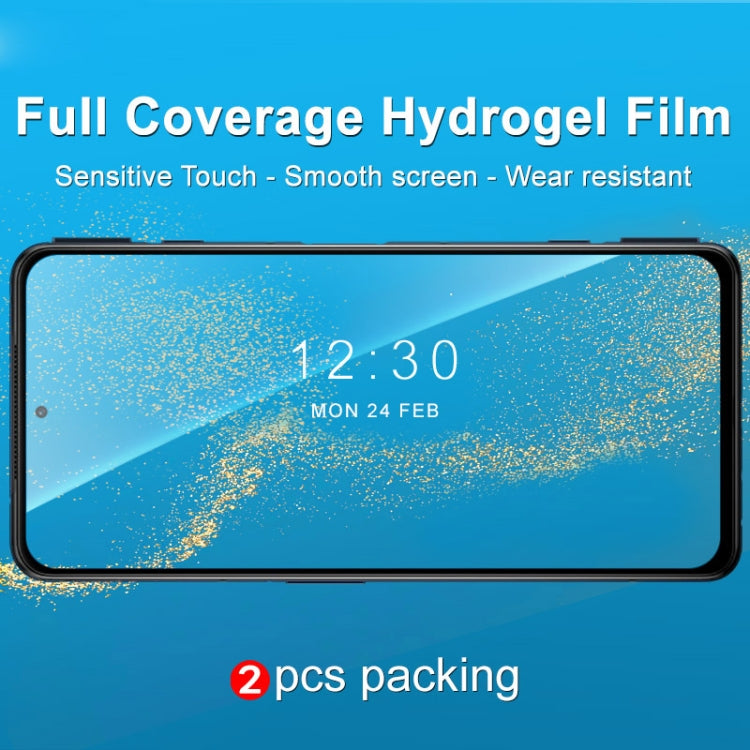 For Xiaomi BlackShark 4 / 4 Pro 2 PCS IMAK Curved Full Screen Hydrogel Film Front Protector������...