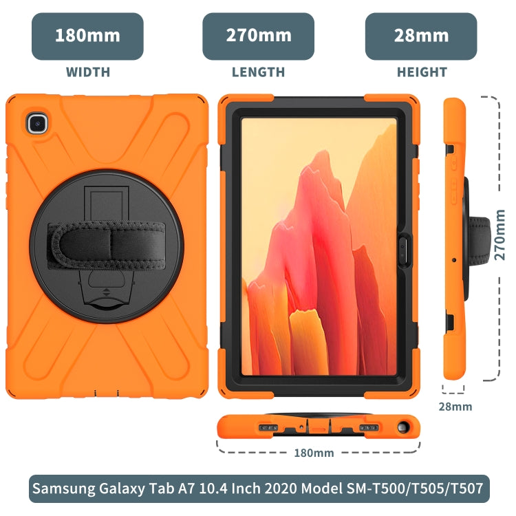 Shockproof Colorful Silicone + PC Protective Case with Holder & Shoulder Strap & Hand Strap