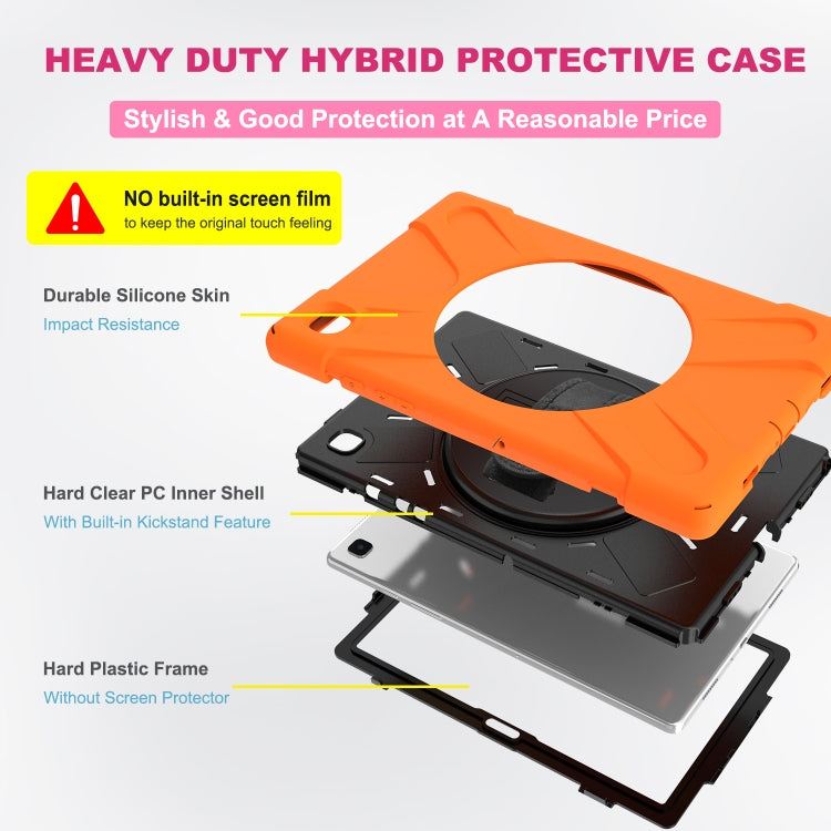 Shockproof Colorful Silicone + PC Protective Case with Holder & Shoulder Strap & Hand Strap