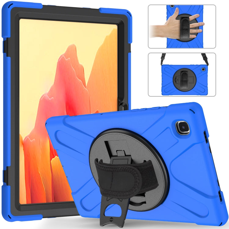 Shockproof Colorful Silicone + PC Protective Case with Holder & Shoulder Strap & Hand Strap
