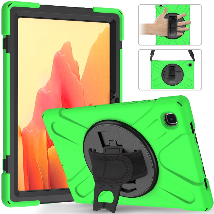 Shockproof Colorful Silicone + PC Protective Case with Holder & Shoulder Strap & Hand Strap