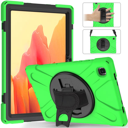 Shockproof Colorful Silicone + PC Protective Case with Holder & Shoulder Strap & Hand Strap