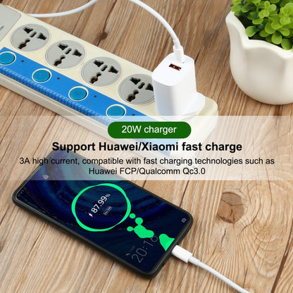 20W USB-C / Type-C + USB Ports Charger with 100W Type-C to Type-C Fast Charging Cable������������...
