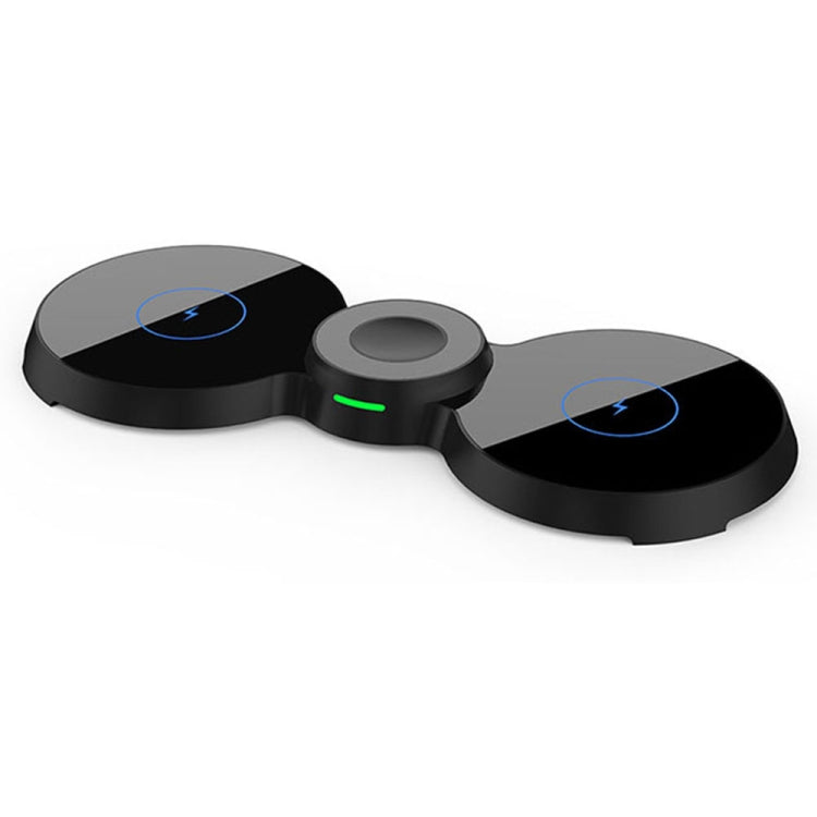 H20 15W 3 in 1 Glasses-shaped Magnetic Wireless Charger