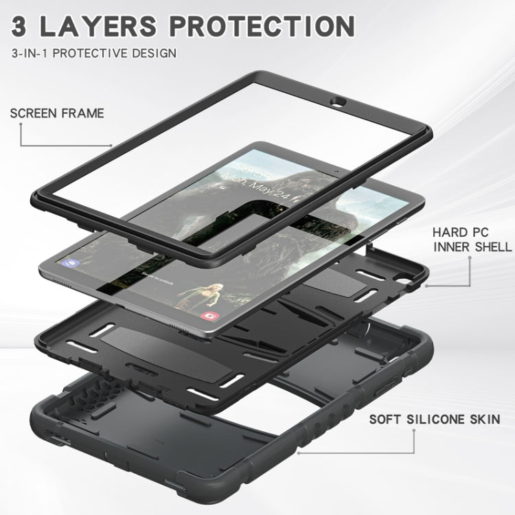 3-Layer Protection  Screen Frame + PC + Silicone Shockproof Combination Case with Holder���������...