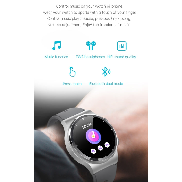 GT69 1.3 inch Touch Screen Bluetooth Earphone Smart Watch