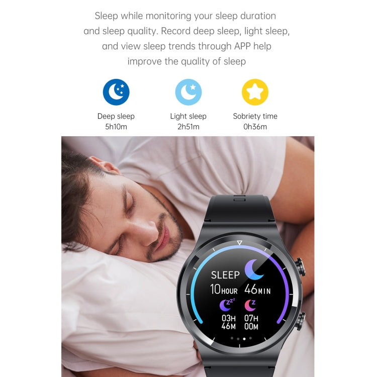 GT69 1.3 inch Touch Screen Bluetooth Earphone Smart Watch