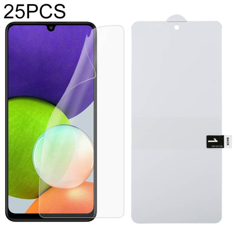 25 PCS Full Screen Protector Explosion-proof Front Hydrogel Film, For Samsung Galaxy A22 4G (25 P...