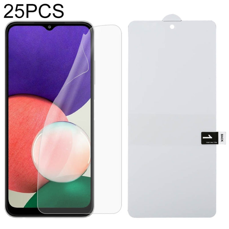 25 PCS Full Screen Protector Explosion-proof Front Hydrogel Film, For Samsung Galaxy A22 4G (25 P...