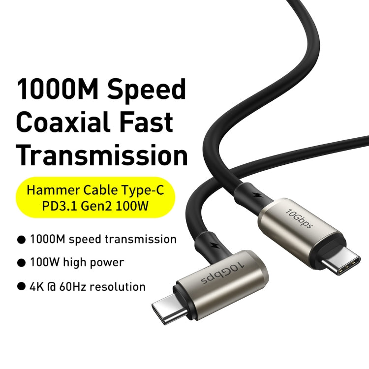 Baseus CATPN-01 1.5m Dual Type-C Same Screen Coaxial Cable
