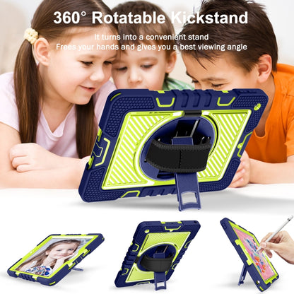 360 Degree Rotation Contrast Color Shockproof Silicone + PC Case with Holder & Hand Grip Strap & ...