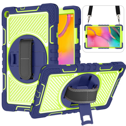 360 Degree Rotation Contrast Color Shockproof Silicone + PC Case with Holder & Hand Grip Strap & ...