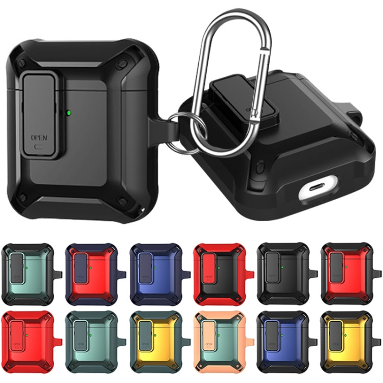 Wireless Earphones Shockproof Bumblebee Silicone Protective Case with Switch, For AirPods 1/2����...