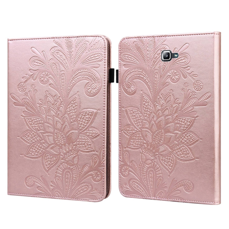 Lace Flower Embossing Pattern Horizontal Flip Leather Case with Holder & Card Slots & Wallet & Ph...