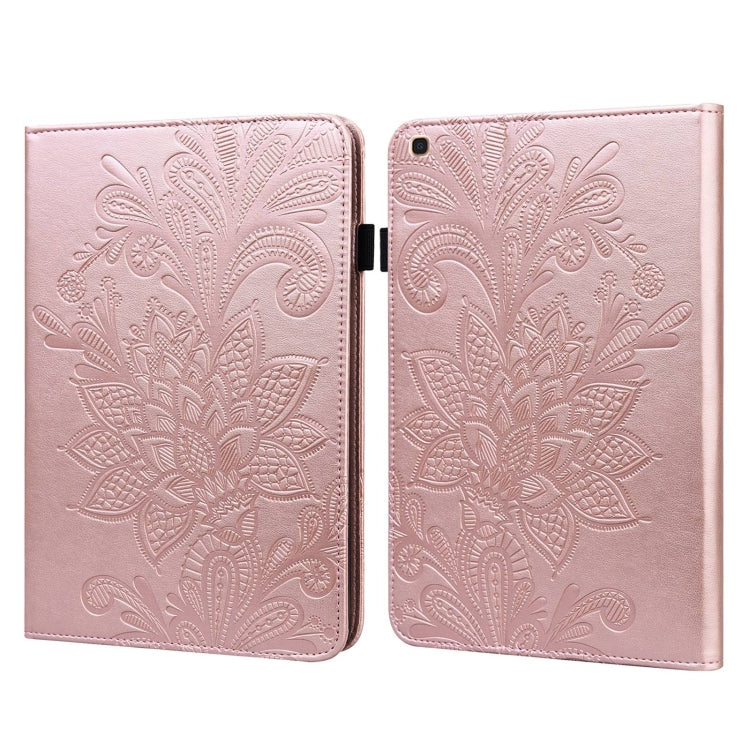 Lace Flower Embossing Pattern Horizontal Flip Leather Case with Holder & Card Slots & Wallet & Ph...