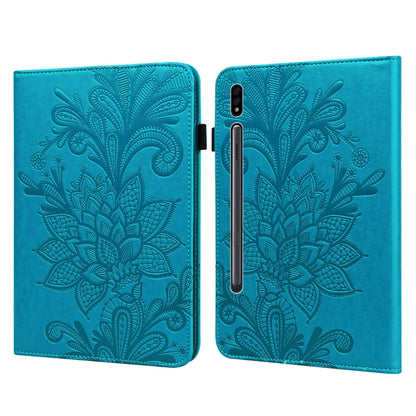 Lace Flower Embossing Pattern Horizontal Flip Leather Case with Holder & Card Slots & Wallet & Ph...