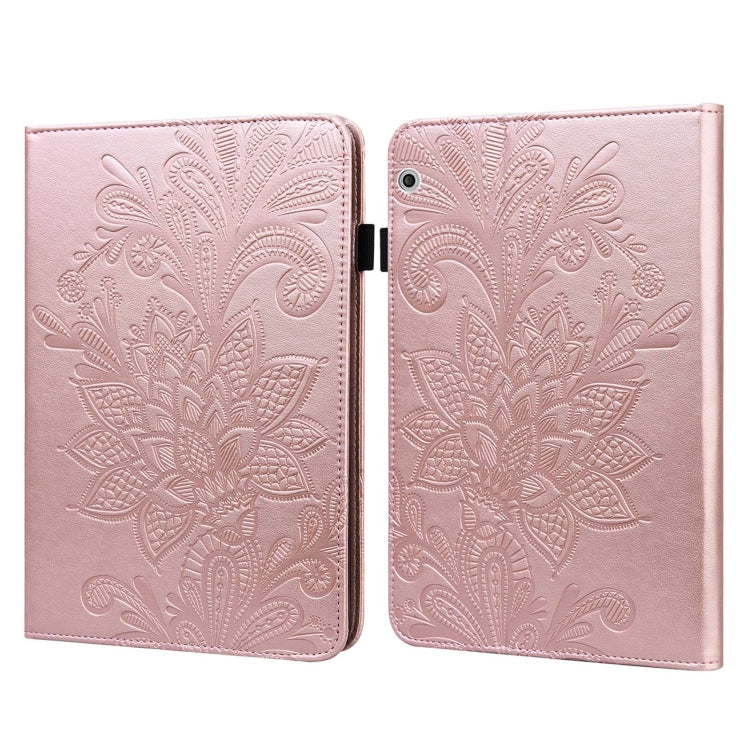 Lace Flower Embossing Pattern Horizontal Flip Leather Case with Holder & Card Slots & Wallet & Ph...