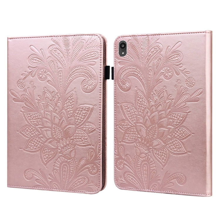 Lace Flower Embossing Pattern Horizontal Flip Leather Case with Holder & Card Slots & Wallet & Ph...