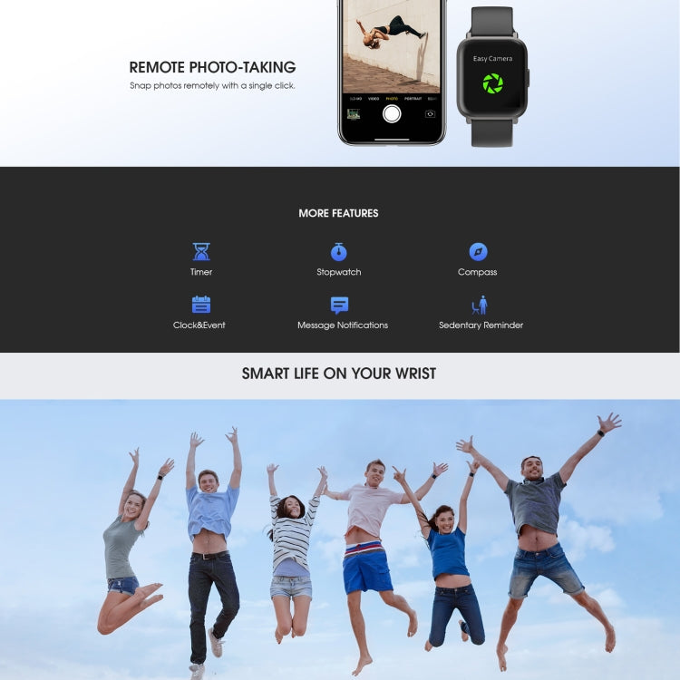 1.3 inch IPS Color Screen 5ATM Waterproof Sport Smart Watch