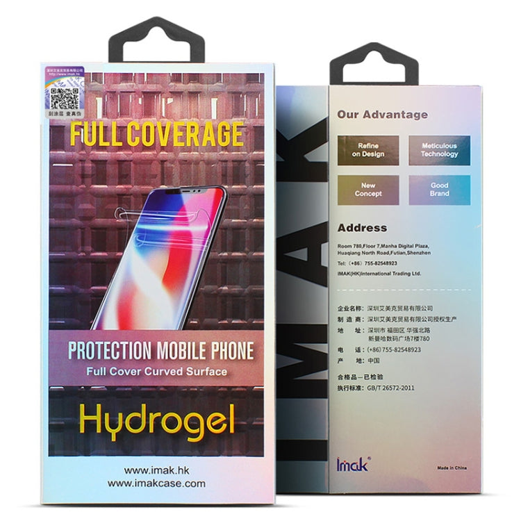 2 PCS IMAK Curved Full Screen Hydrogel Film Front Protector, For Honor 50 5G, For Honor 50 Pro 5G...