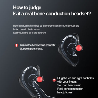 M-618 Bone Conduction Hanging Ear Stereo Bluetooth Headset, M-618 (Black), M-618 (Blue), M-618 (R...