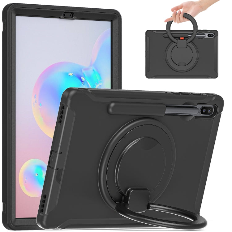 Shockproof TPU + PC Protective Case with 360 Degree Rotation Foldable Handle Grip Holder & Pen Sl...
