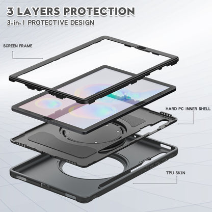 Shockproof TPU + PC Protective Case with 360 Degree Rotation Foldable Handle Grip Holder & Pen Sl...