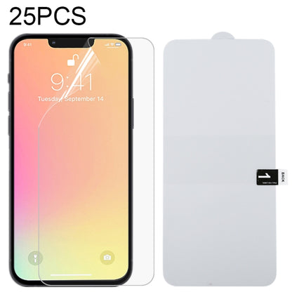 25 PCS Full Screen Protector Explosion-proof Hydrogel Film For iPhone 16e / 13 / 13 Pro / 14�����...