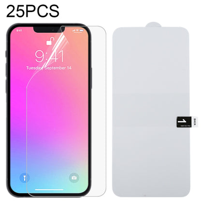 25 PCS Full Screen Protector Explosion-proof Hydrogel Film For iPhone 16e / 13 / 13 Pro / 14�����...