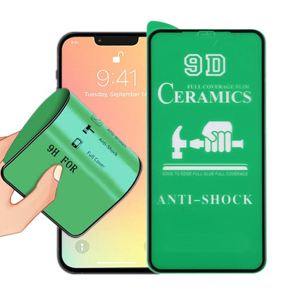 9D Full Screen Full Glue Ceramic Film For iPhone 16e / 14 / 13 / 13 Pro, For iPhone 13 mini (1 PC...