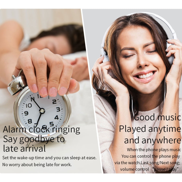 ZX10 1.09 inch HD Color Screen Bluetooth 5.0 IP68 Waterproof Women Smart Watch, Support Sleep Mon...