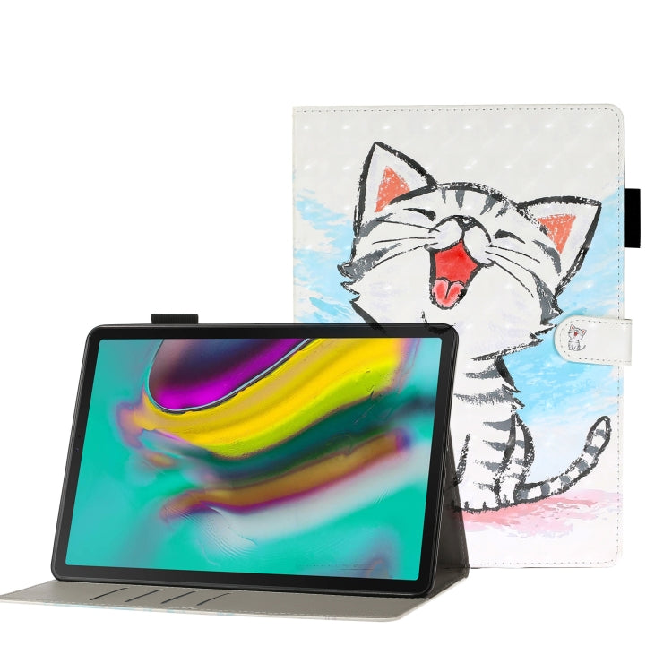 3D Embossing Pattern Horizontal Flip Leather Case with Holder & Card Slots & Wallet