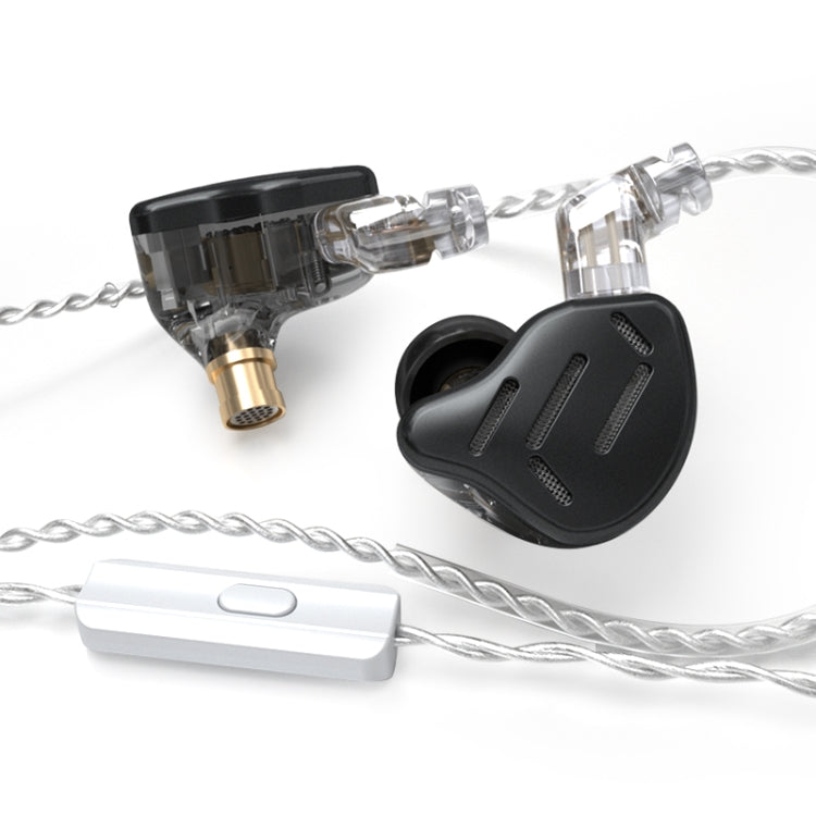KZ ZAX 16-unit Ring Iron Sport Gaming In-ear Wired Earphone,, ZAX Standard Version(Silver)�������...