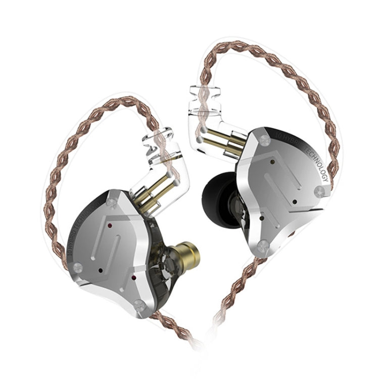 KZ ZS10 Pro 10-unit Ring Iron Gaming In-ear Wired Earphone,, ZS10 Pro Mic Version(Diamond Blue)��...