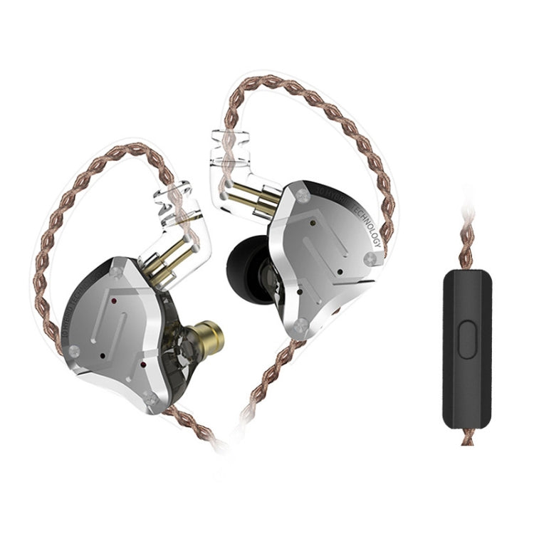 KZ ZS10 Pro 10-unit Ring Iron Gaming In-ear Wired Earphone,, ZS10 Pro Mic Version(Diamond Blue)��...