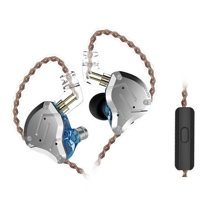 KZ ZS10 Pro 10-unit Ring Iron Gaming In-ear Wired Earphone,, ZS10 Pro Mic Version(Diamond Blue)��...